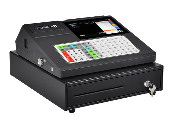 Gastro-Touch-Kasse Olympia K200 plus / Noris S-70+ mit 80-mm-Autocut-Drucker und TSE für Gastronomie in Berlin